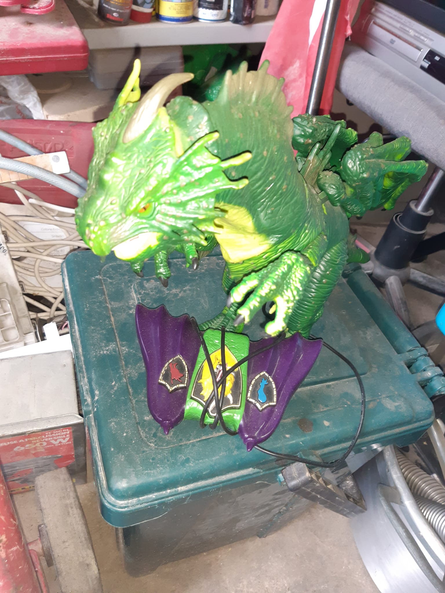 Toy dragon with controller