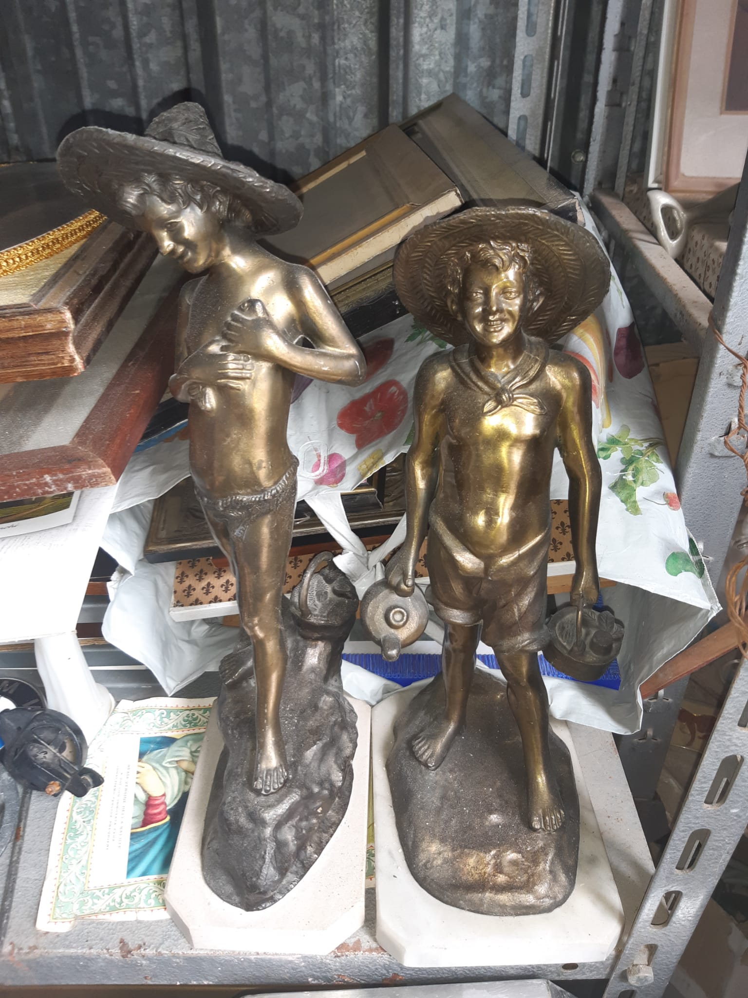 Pair of decorative statues