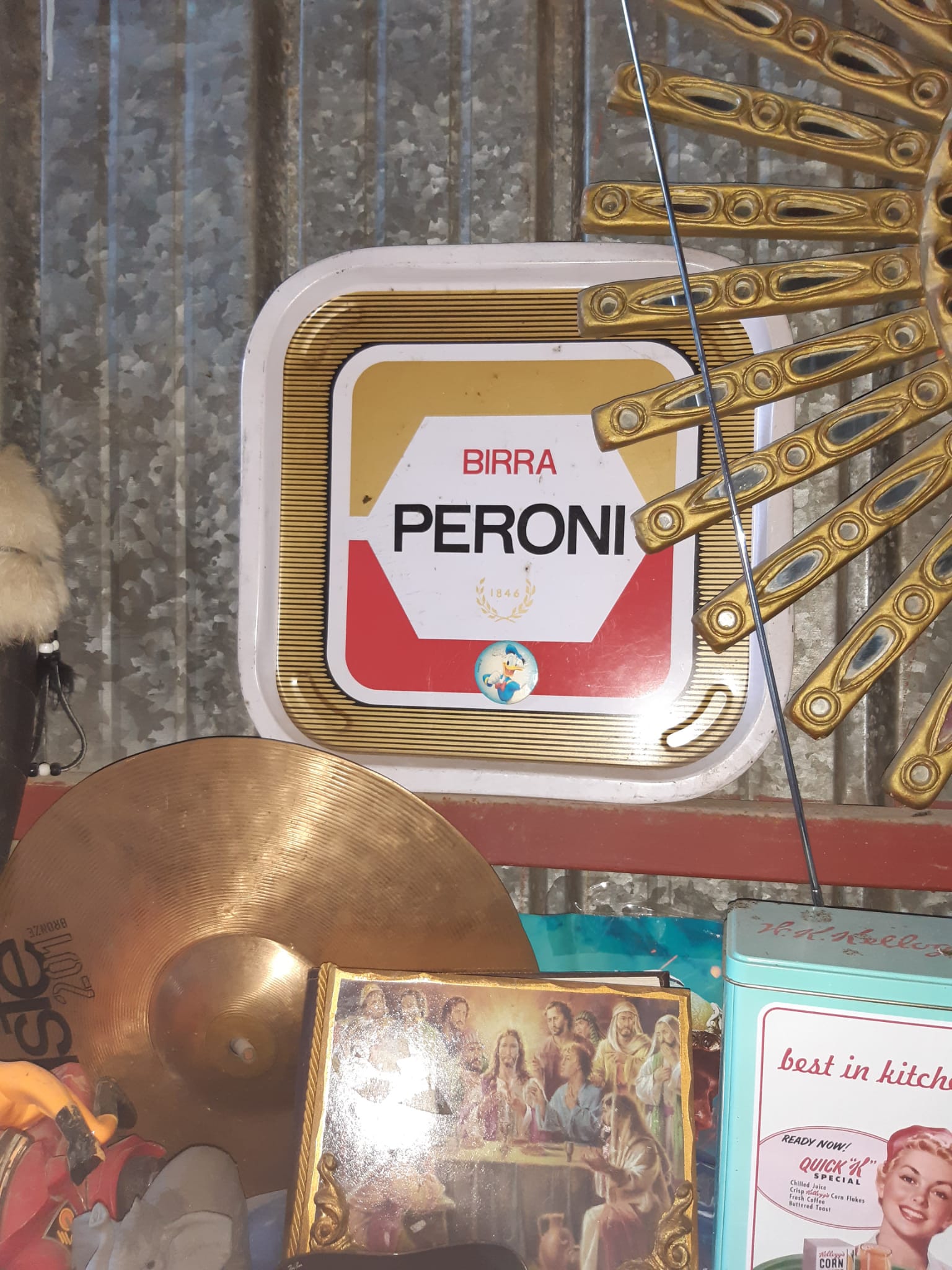 Vintage Peroni sign