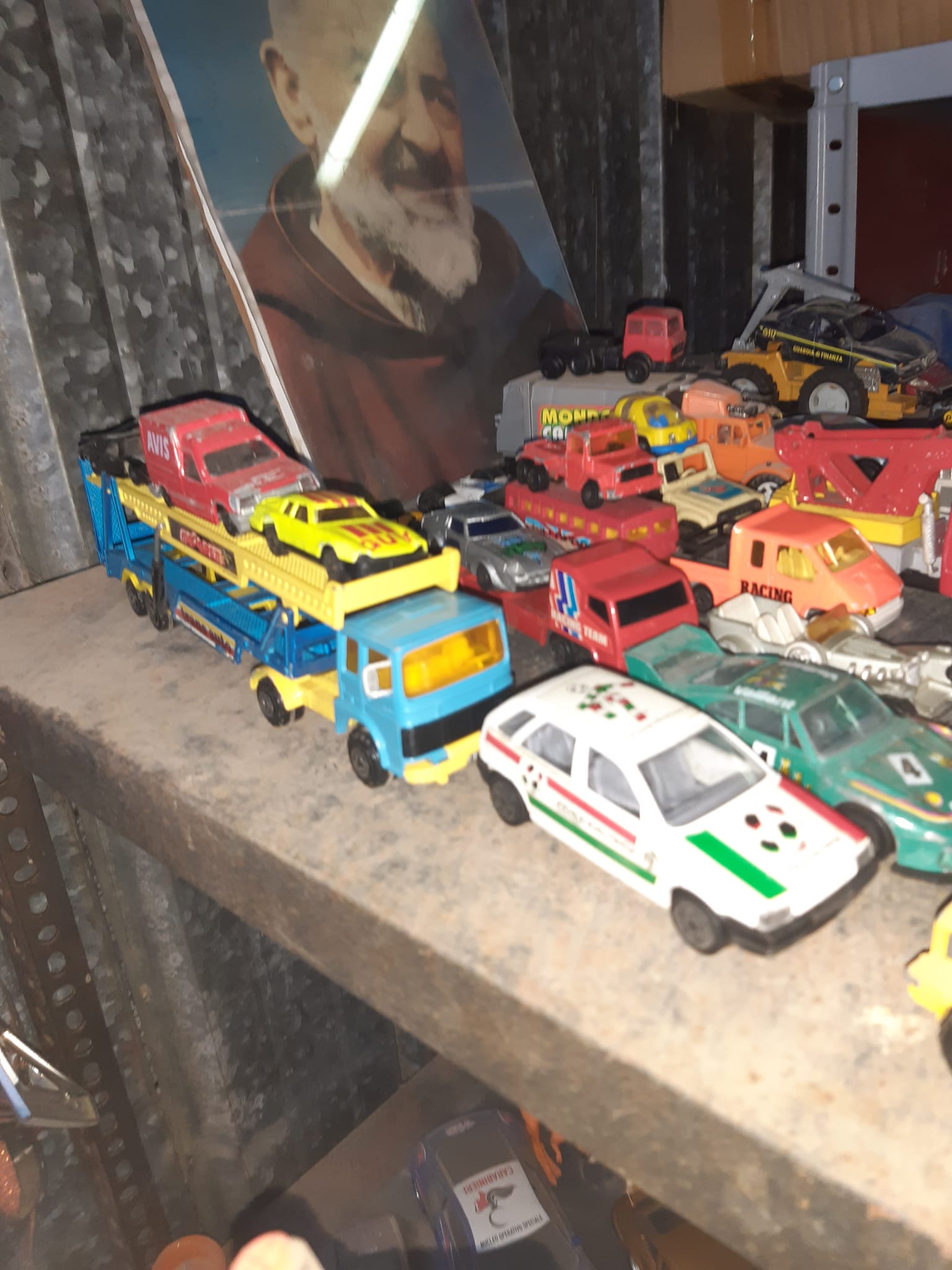Assorted toy cars