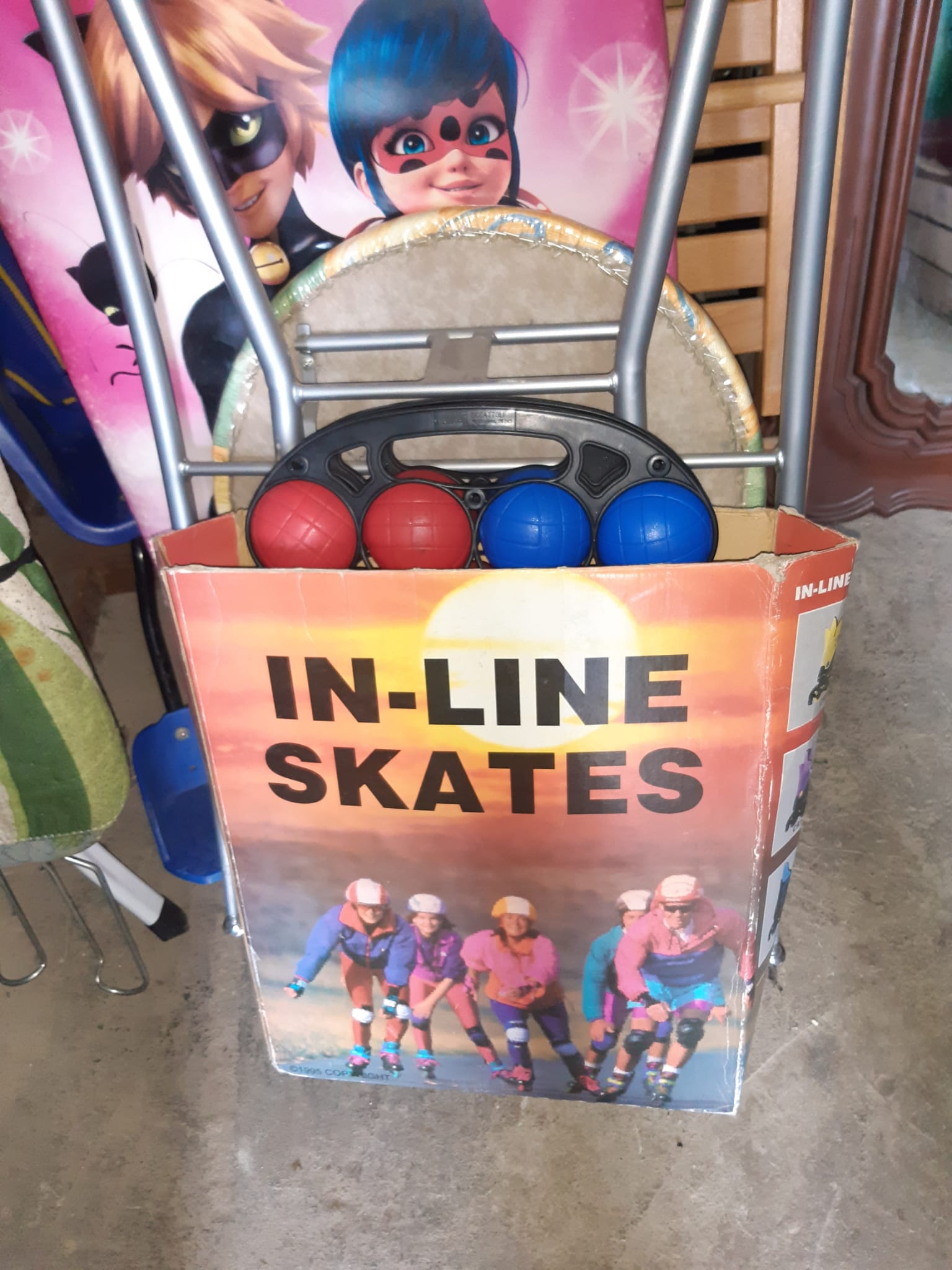Kids inline skates set