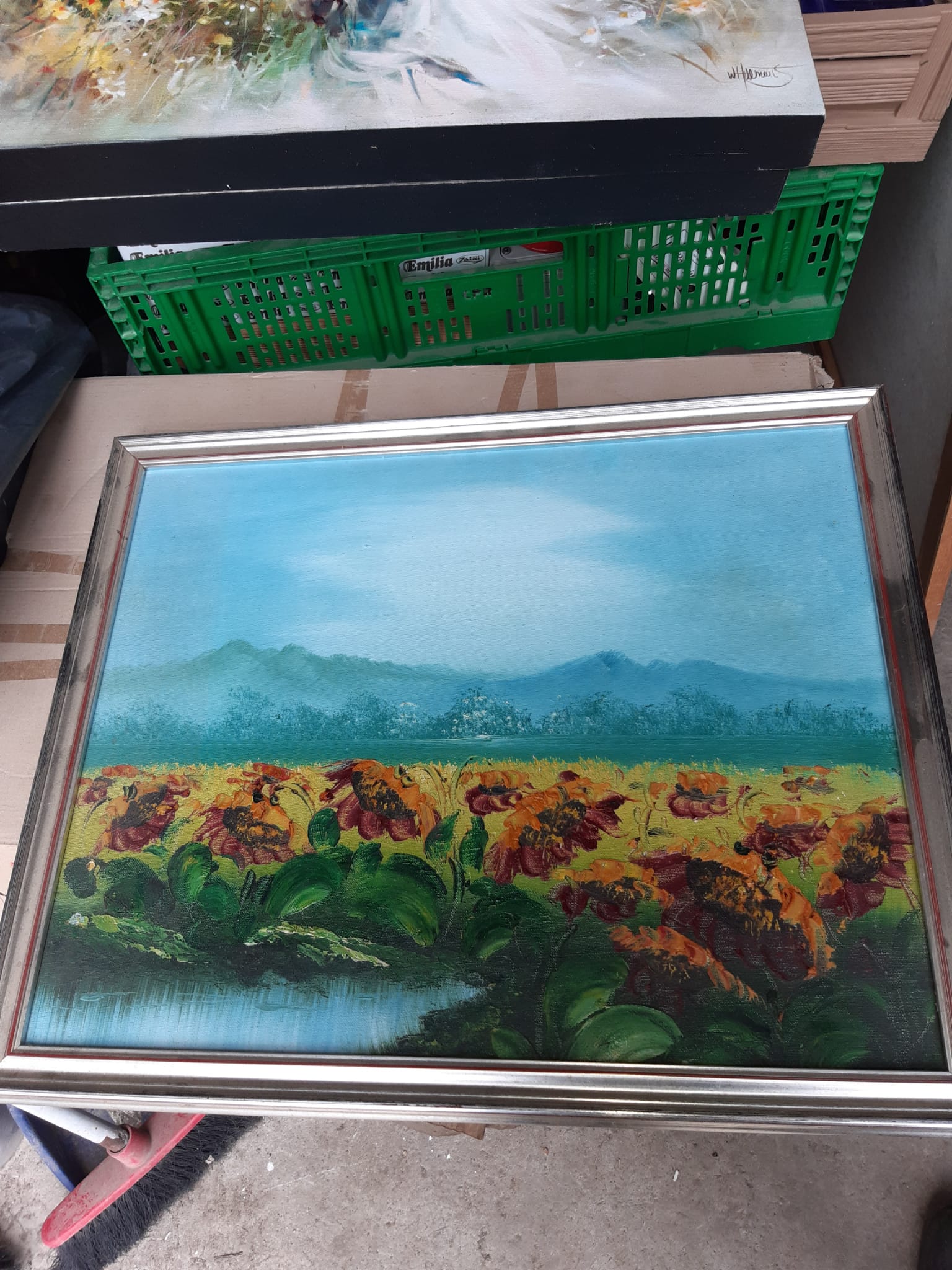 Sunflower painting